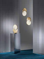 Eclipse Chandelier 3-Piece Gold